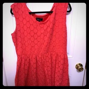 Pink Lace patterned dress